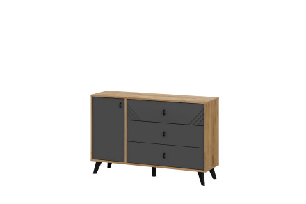 Комод со створкой, 3 ящика Байкал  